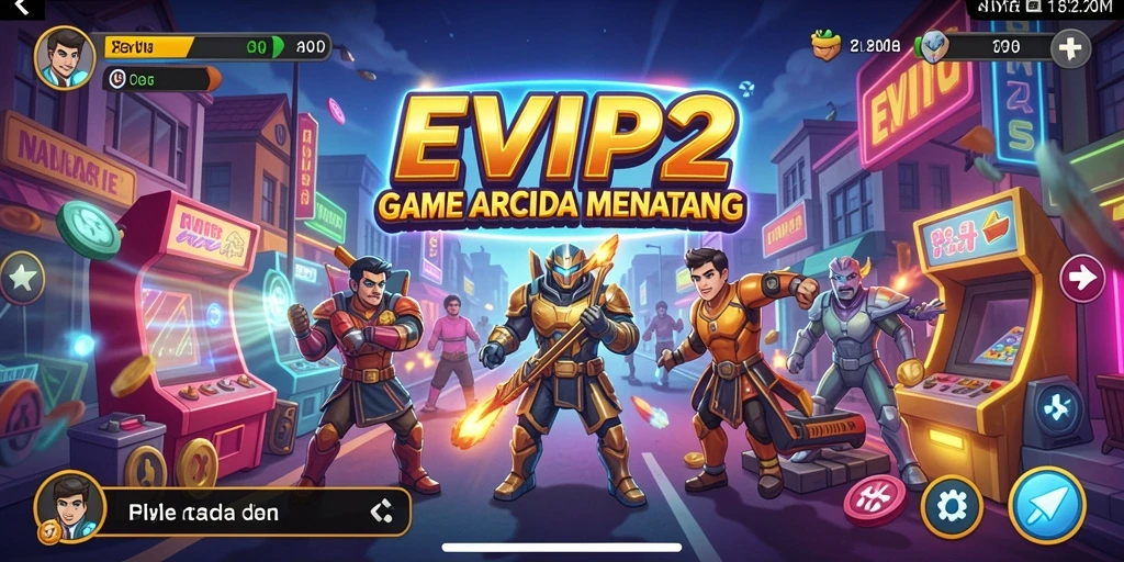 Tampilan gameplay seru dari EVIP2 dengan karakter yang dinamis.