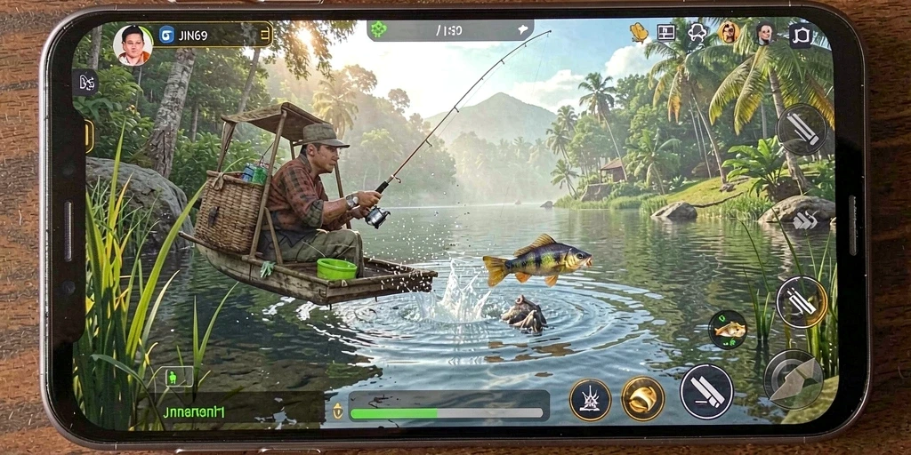 Screenshot JIN69 yang menunjukkan aksi memancing seru.