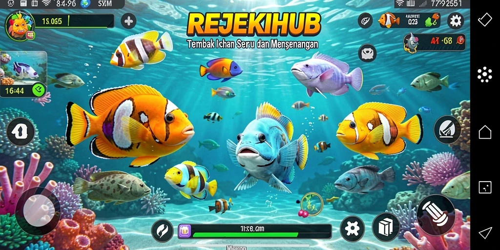 Tangkapan ikan yang seru dan gameplay menantang.