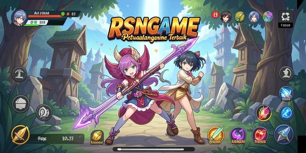 Gameplay seru dengan karakter Anime menarik di RSNGAME.