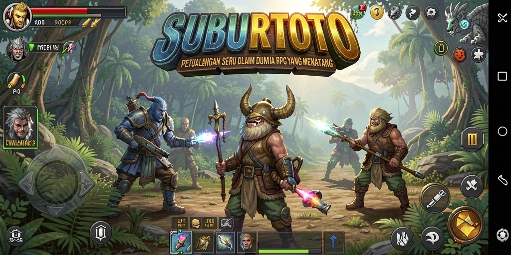 Gameplay SUBURTOTO yang penuh tantangan dan seru.