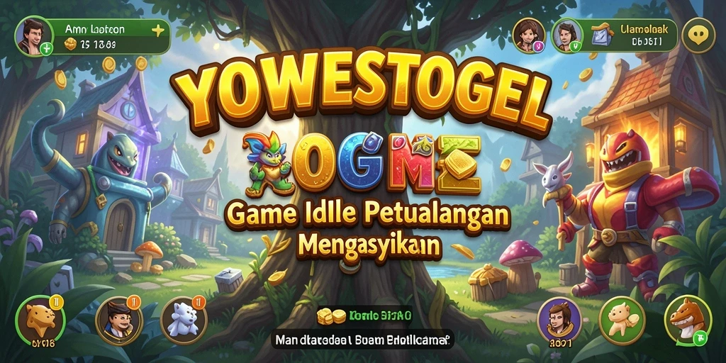 Screenshot gameplay YOWESTOGEL yang menunjukkan aksi petualangan santai.